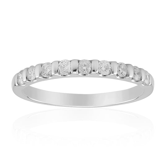 SI1 (G) Brillant-Silberring (Annette)